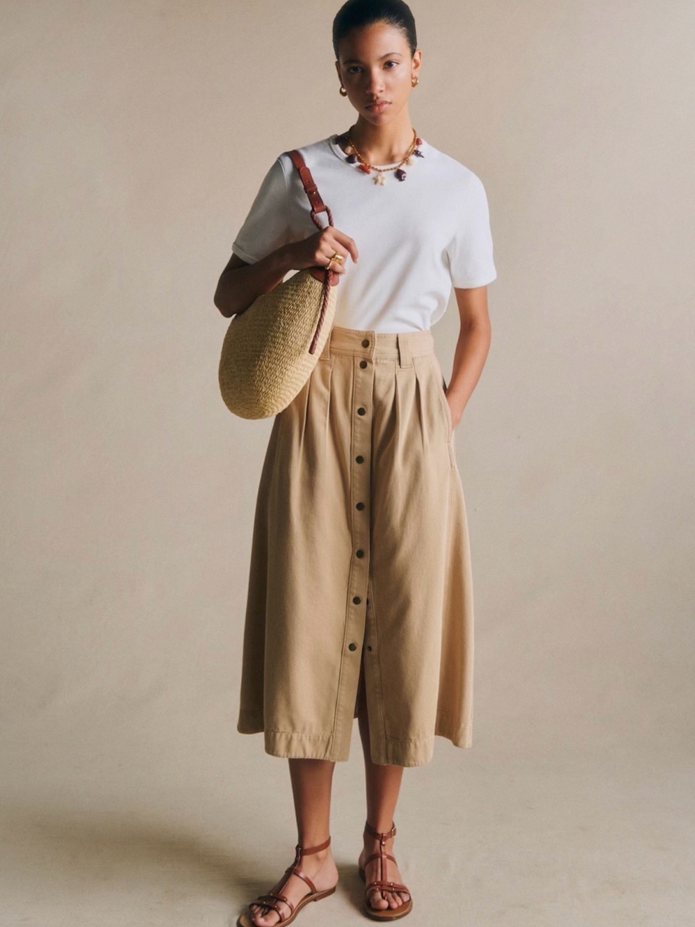Sezane CLARINA SKIRT size 2 (34)